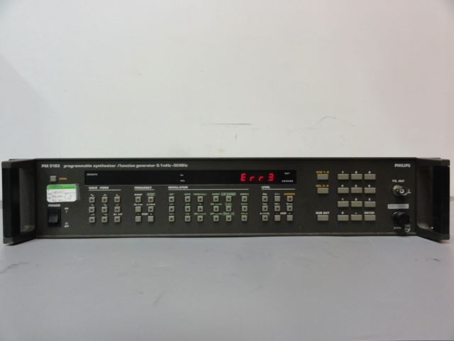 Philips PM5193 Programmable Synthesizer/Function Generator, 0.1 MHz - 50 MHz