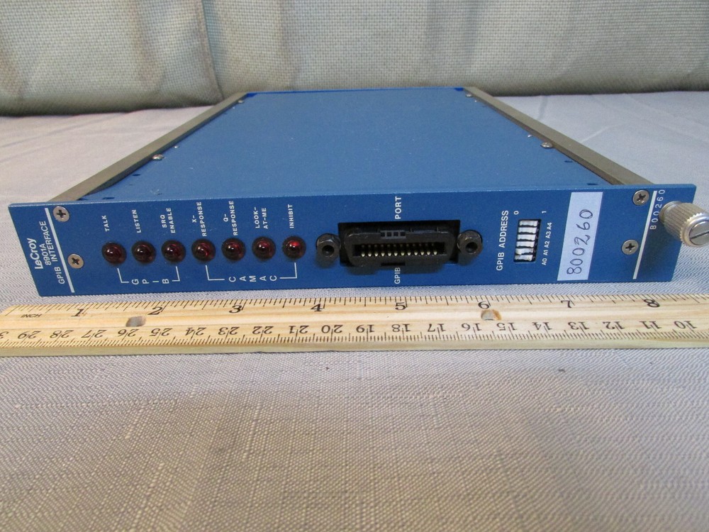 LeCroy 8901A GPIB Interface Module CAMAC Plugin Card s/n 800260