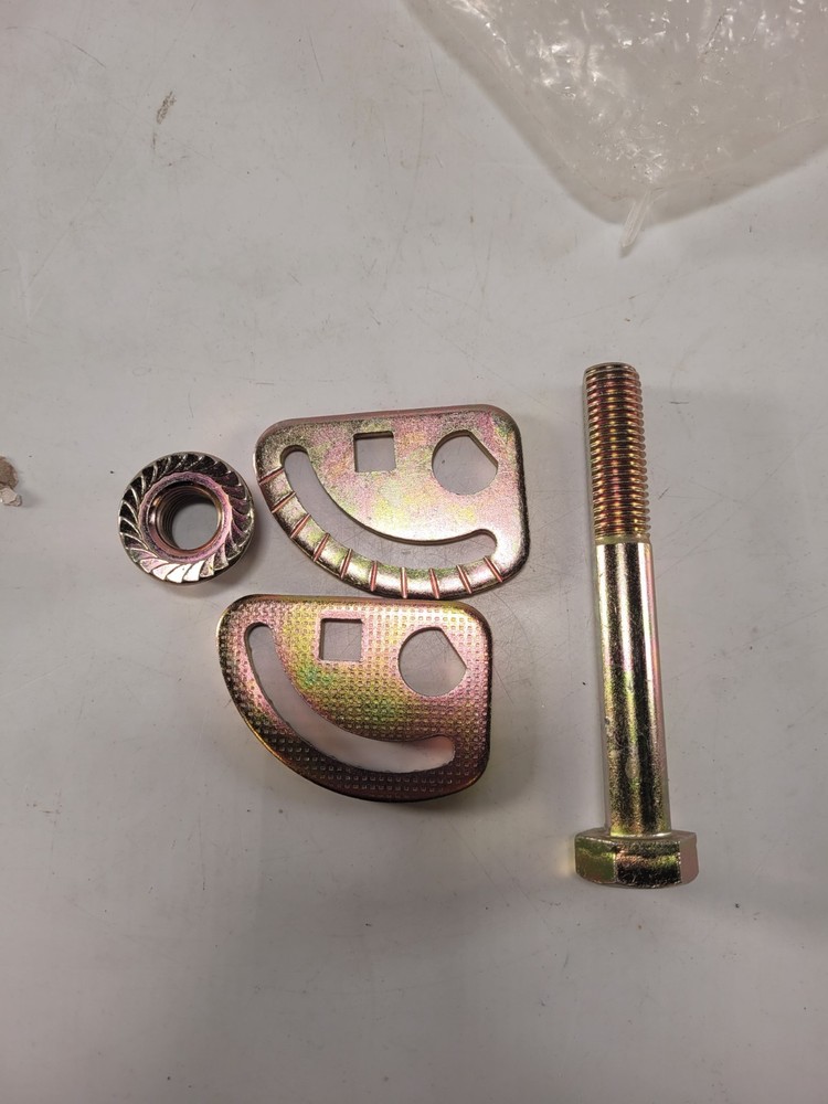 Front Camber Alignment Adjustable Cam Bolt Kit 12mm 14mm Zinc Eccentric Pair