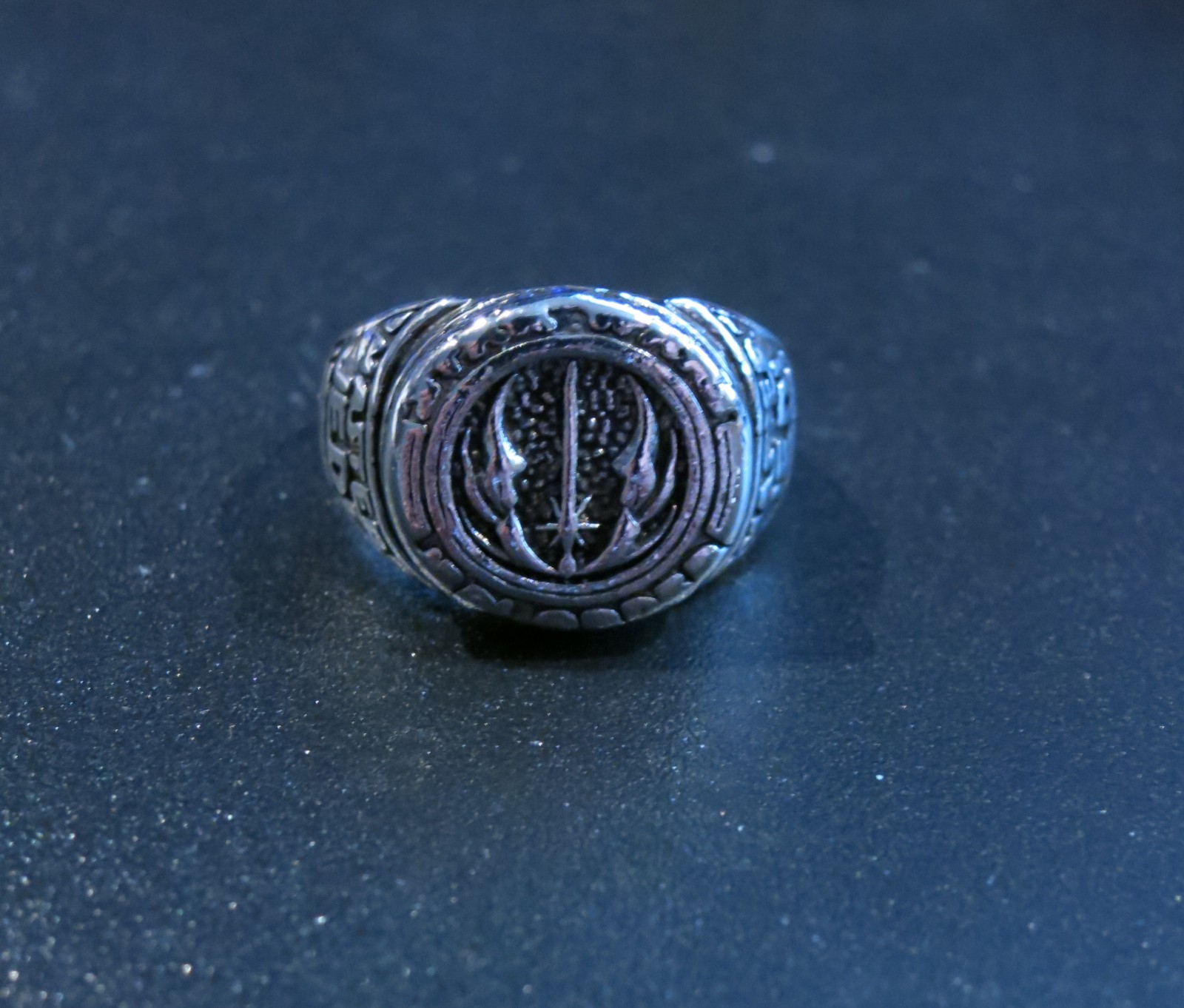 Jedi Emblem Ring Sized Band Science Space Movie Star Wars Jewelry
