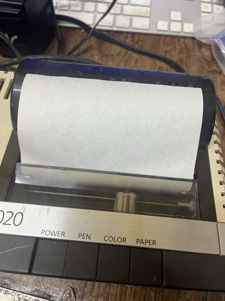 atari 1020 untested head moves when powered on