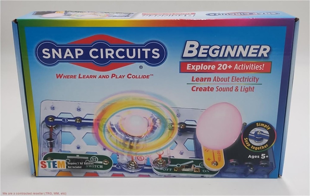 Snap Circuits Beginner Science Kits: STEM Learning for Grades 3-6, Includes I...