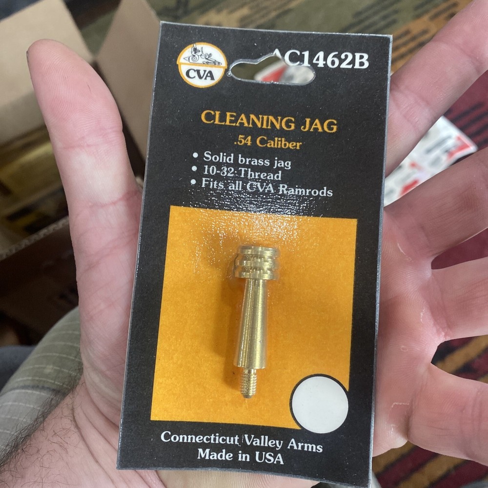 CVA Cleaning Jag .54 Cal Solid Brass Jag 10-32 Thread (AC1462B)
