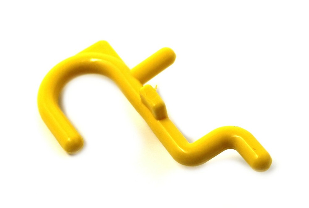 Plastic Yellow J Hook Peg Board Hook Kit Tool Storage Craft Hooks Pick A Pack