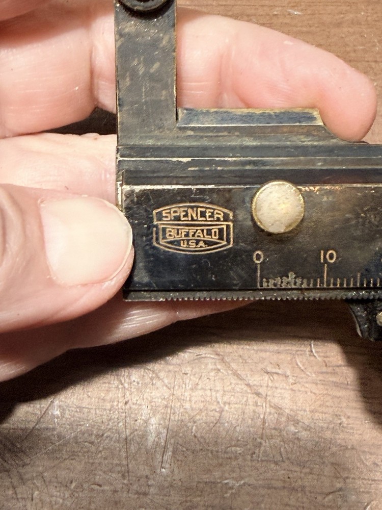 Vtg Spencer Mechanical Stage Microscope Caliper Accessory for Laboratory