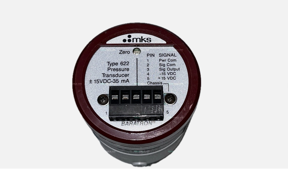 MKS 622B01TBE Capacitance Manometer Type 622 Transducer Range 1 Torr