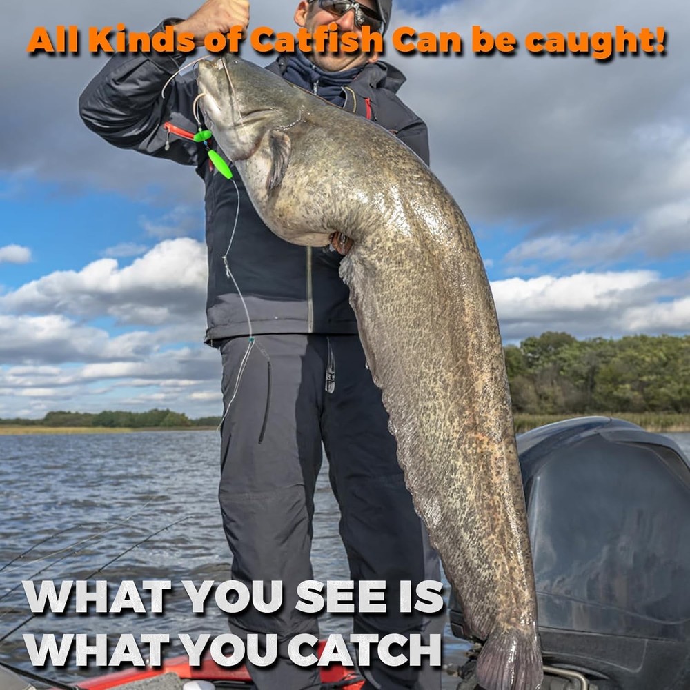 Catfish Rigs Float Catfishing 5/0 HOOK * 6PCS, Multiple colors