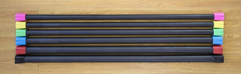 Total Body Weighted Workout Bar Exercise Bar Multiple Sizes 25lbs