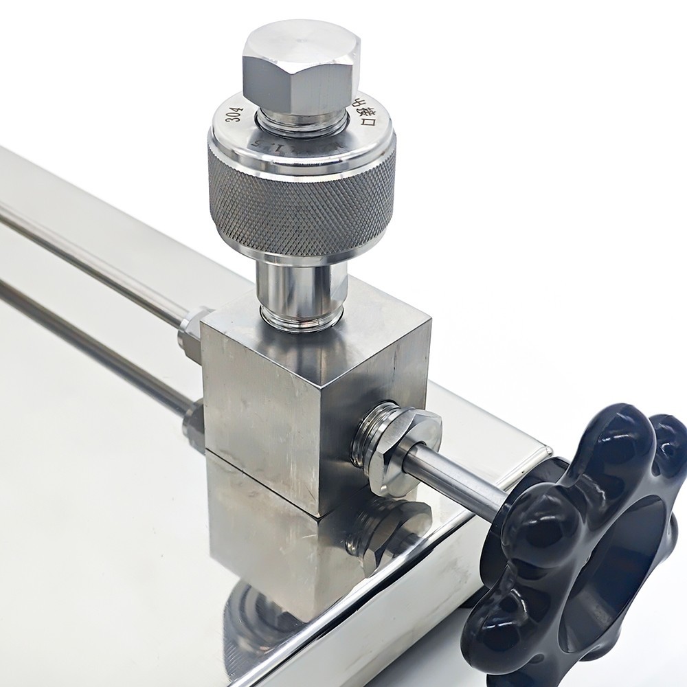 2 Interface air Pressure Calibrator 25MPa Pressure Table Expansion Eixture Press