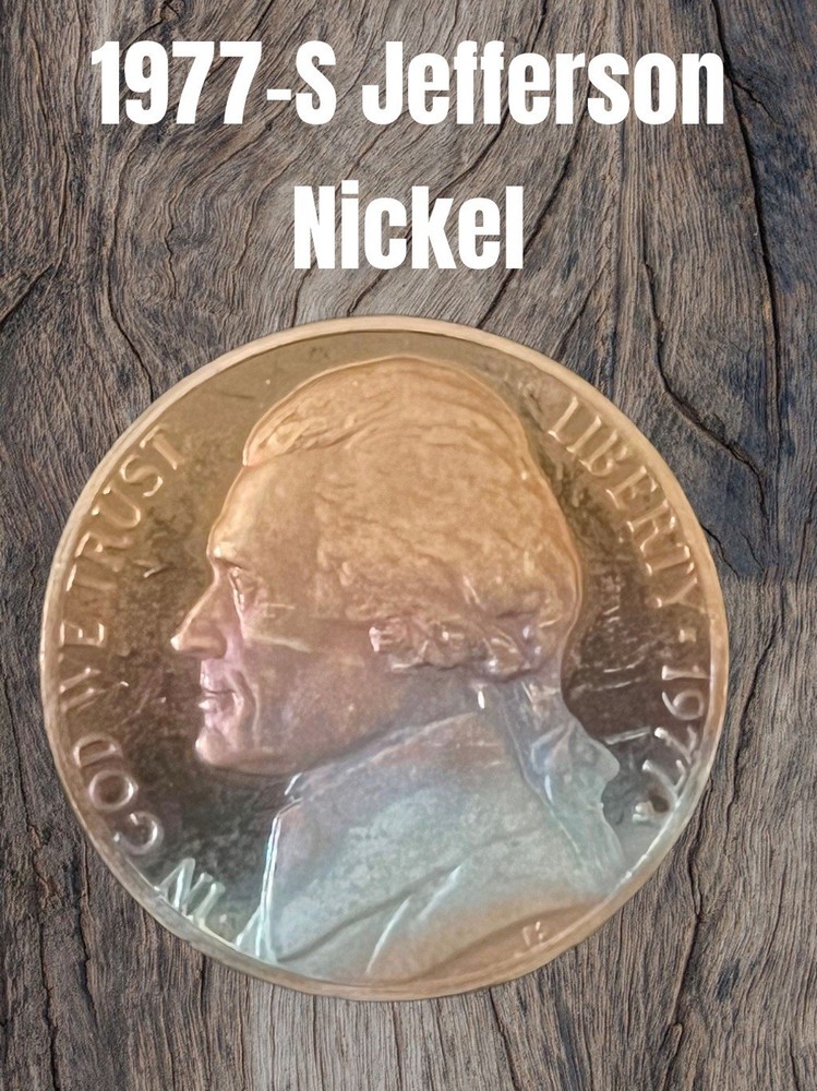 1977-S JEFFERSON NICKEL PROOF BU-UNC