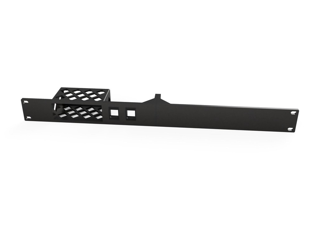 19" Firewalla Purple Rack Mount - 1U w/2 Keystones (Modular)