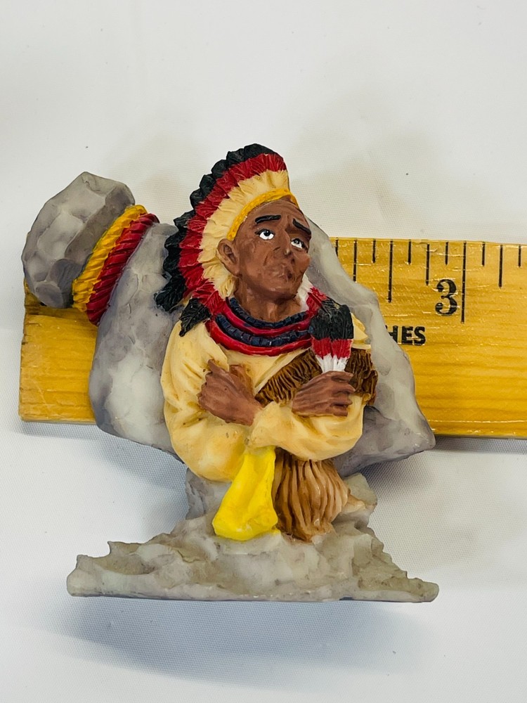 Native American Warrior/Arrowhead Figurine