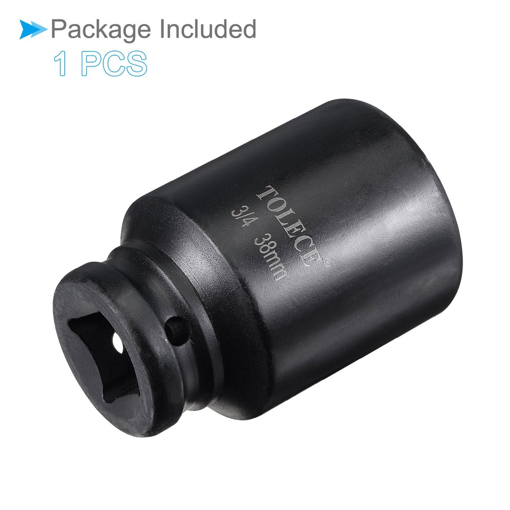 Deep Impact Socket 3/4" Drive 38mm Socket 78mm 12 Point for DIY Hand Making