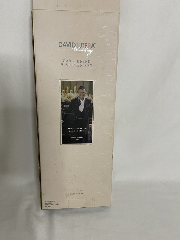 David Tutera Wedding Cake Knife And Server Set