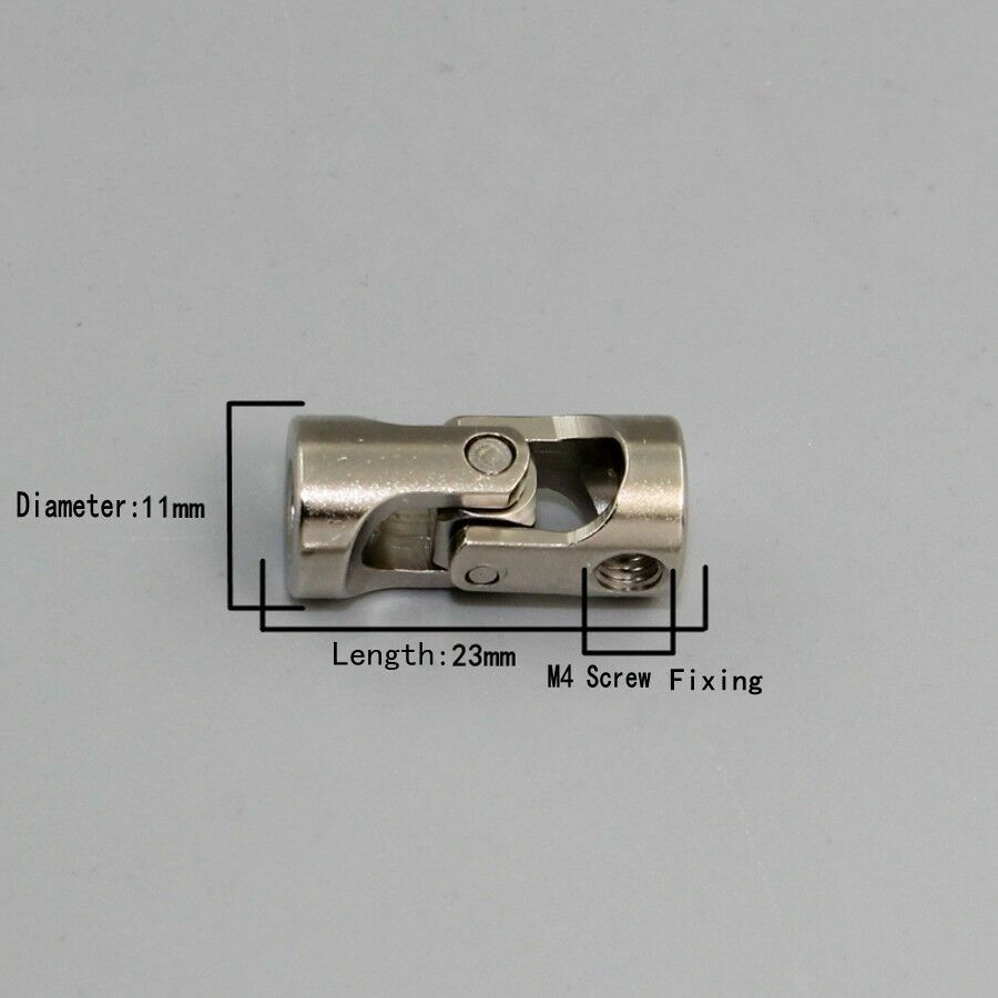 1x Universal Joint Coupling Universal Steering Shaft U-Joint Coupler Motor Joint