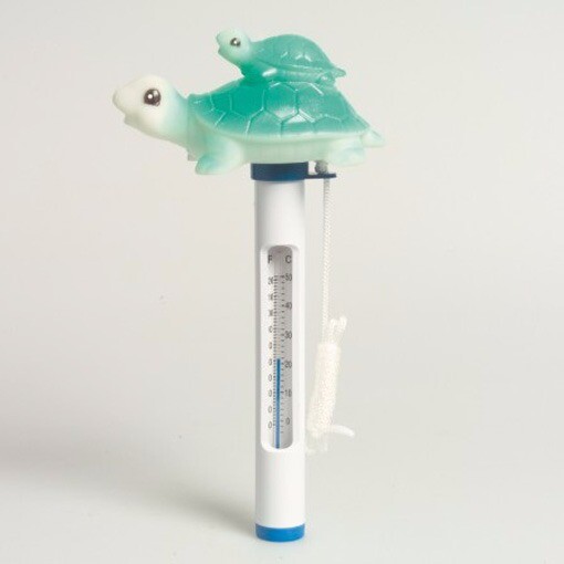 Pool Spa Hot tub Floating Animal Thermometer with F/ C Display -- Twin Turtle