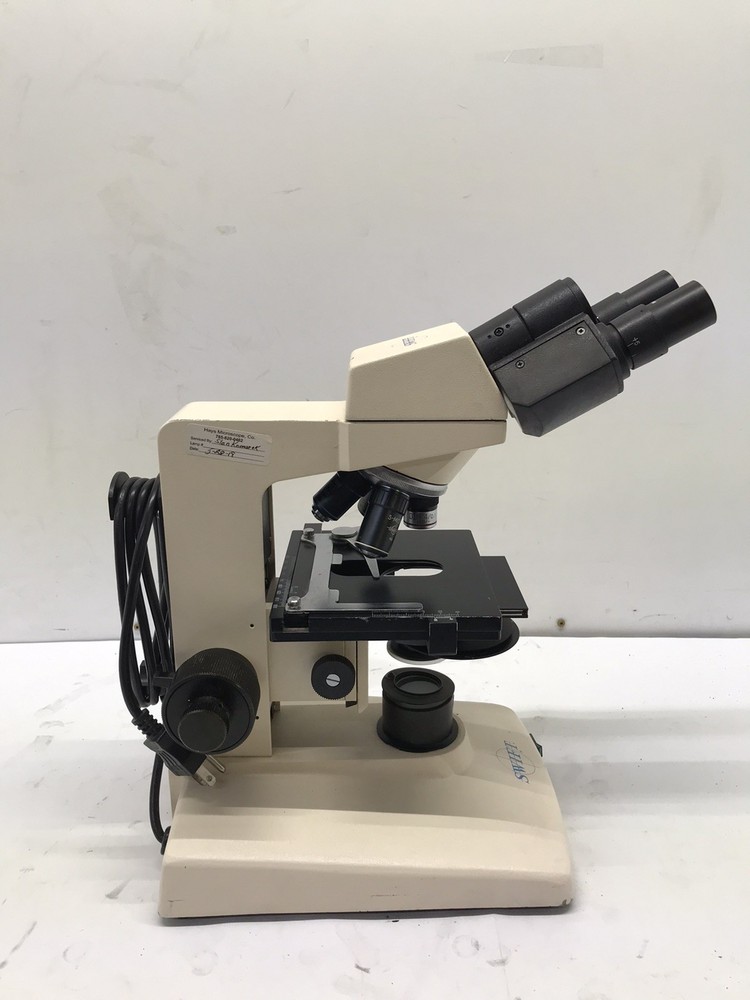 Swift M8000D Microscope Tested And Working 4 Objectives 2 Eyepieces.