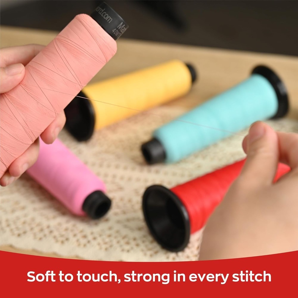 Embroidery Machine Thread 20 Colors 40WT 2500M Matte Polyester Cones