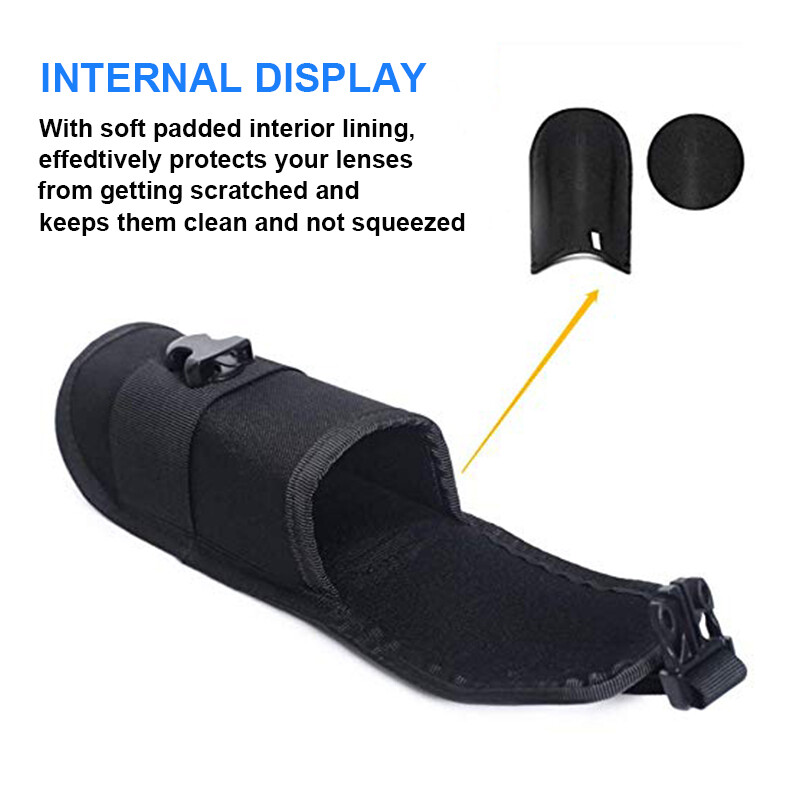Tactical Molle Eyeglasses Box Shockproof Protective Sunglasses Case Hanging Pack