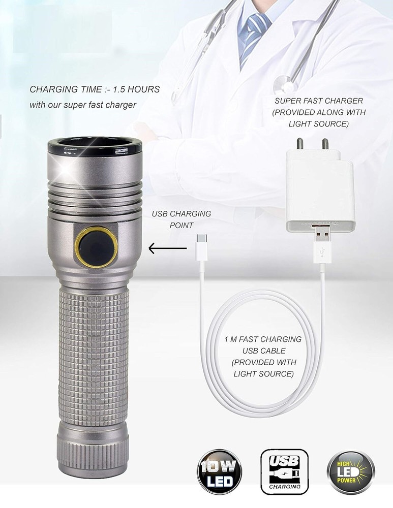 Endoscope Cold Light Source LED ENT Portable Medical Rigid Endoscopy for Camera