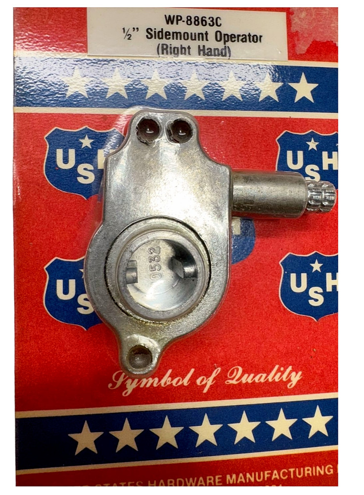 Mobile Home WP-8863C Awning Windows 1/2" Sidemount Operator Right Hand