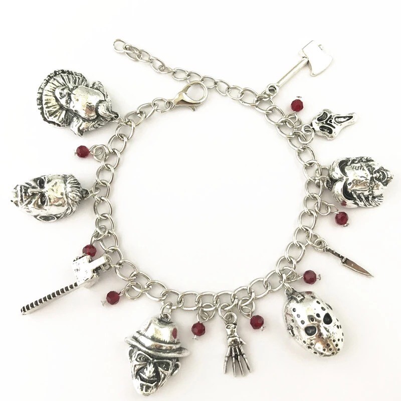 Horror Themed Charm Bracelet