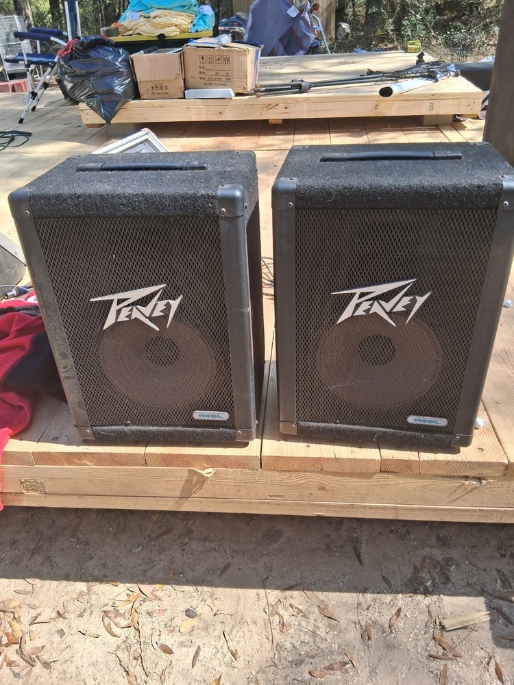 Pair (2x) Peavey 110DL Speaker Monitors