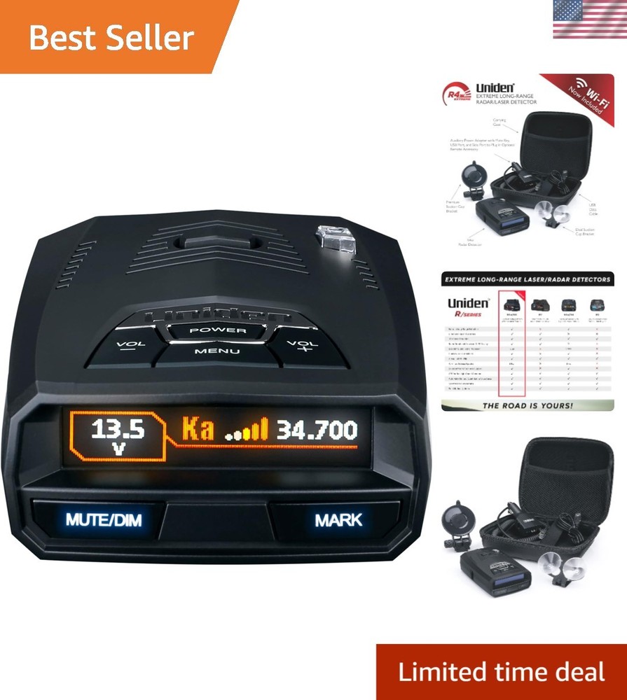Extreme Long-Range Laser/Radar Detector, Record Shattering Performance, 360° ...