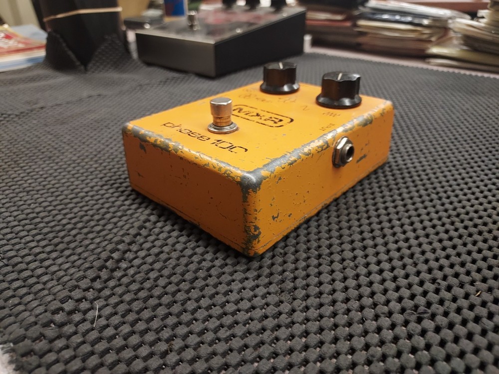 1978 MXR Phase 100 Stompbox Effect Pedal Phaser Phasor Block Logo