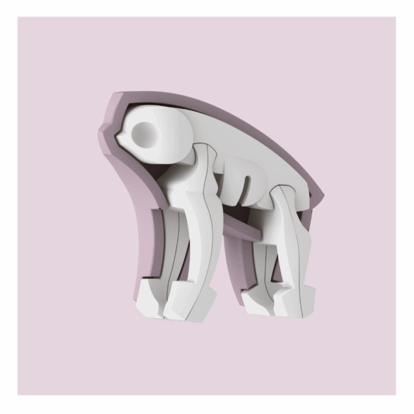 HALF FOREST: Sloth Magnetic Half Toy 3+