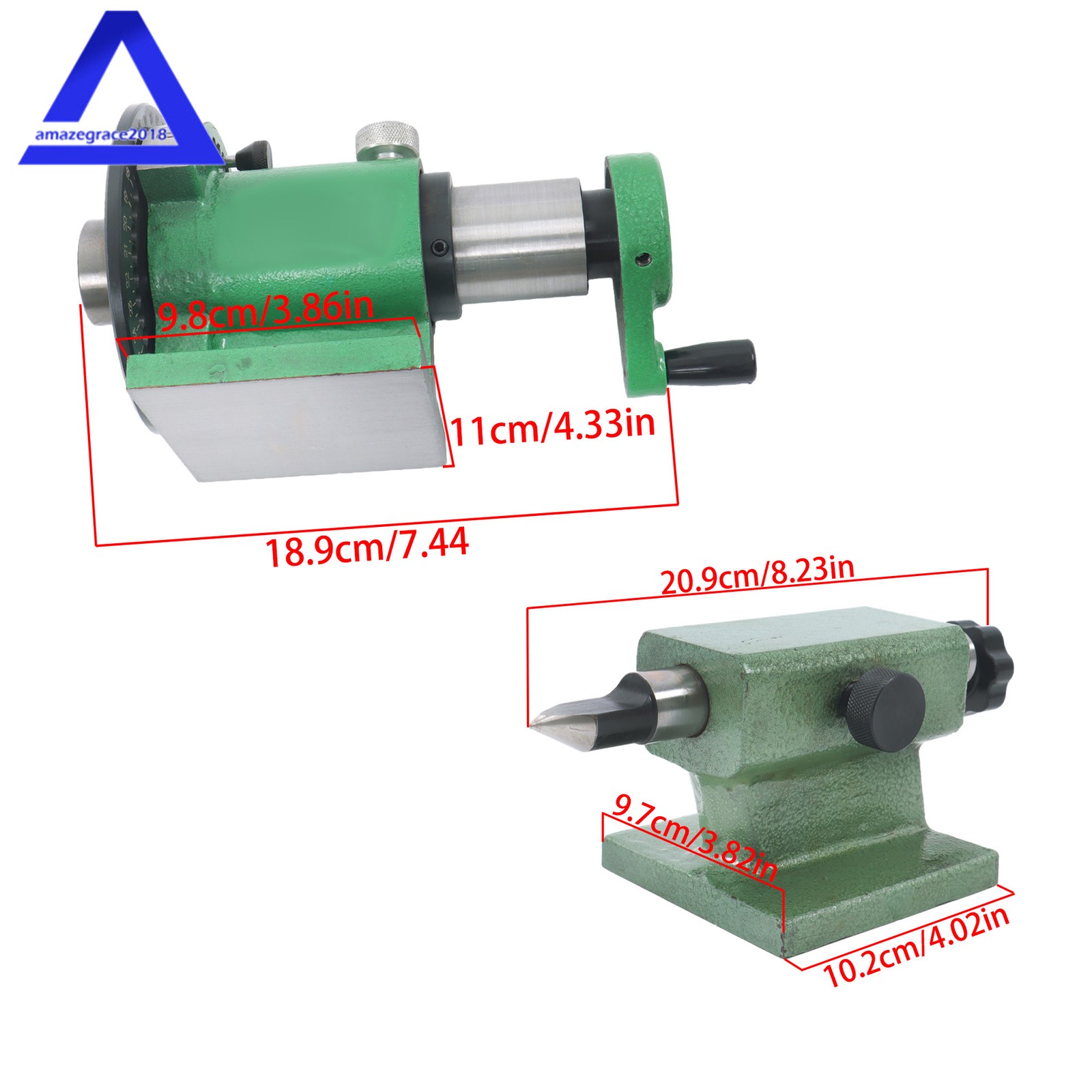 5C Spin Index Fixture W/ Tailstock Collet Fixtures Milling Machine Indexing