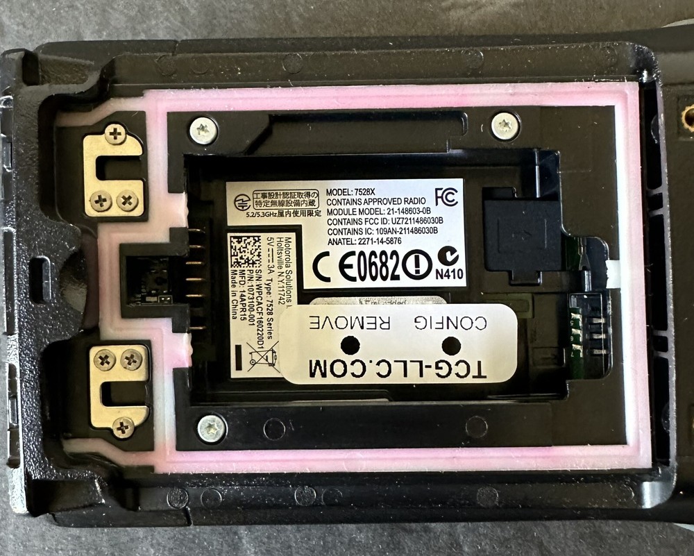Motorola Workabout Pro4 7528X Barcode Scanner Base Charger Battery Handheld