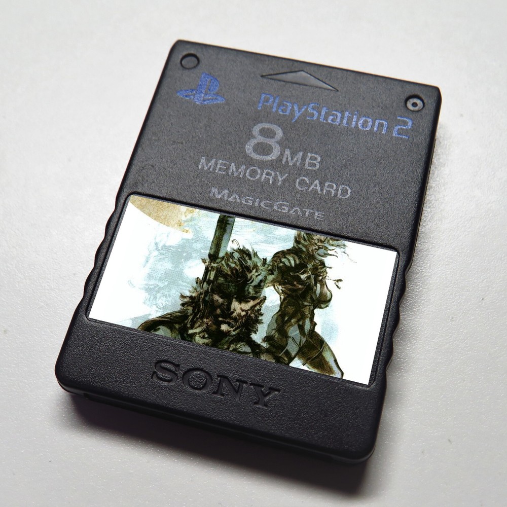 Metal Gear Solid Collection - Custom PlayStation Memory Card Stickers