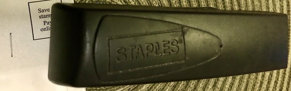 Dependable Classic Plastic Stapler from Staples this is Model No.#31937