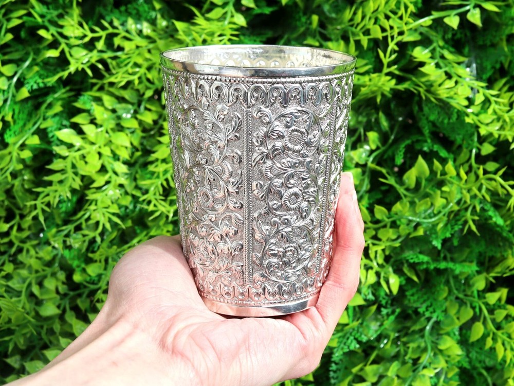 Antique Indian Silver Beaker