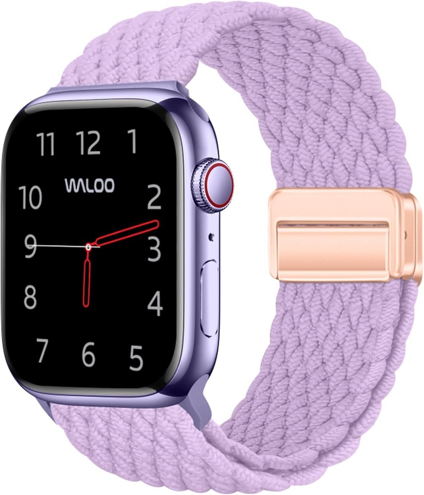 Braided Nylon Strap Compatible with Apple Watch - Soft & Breathable
