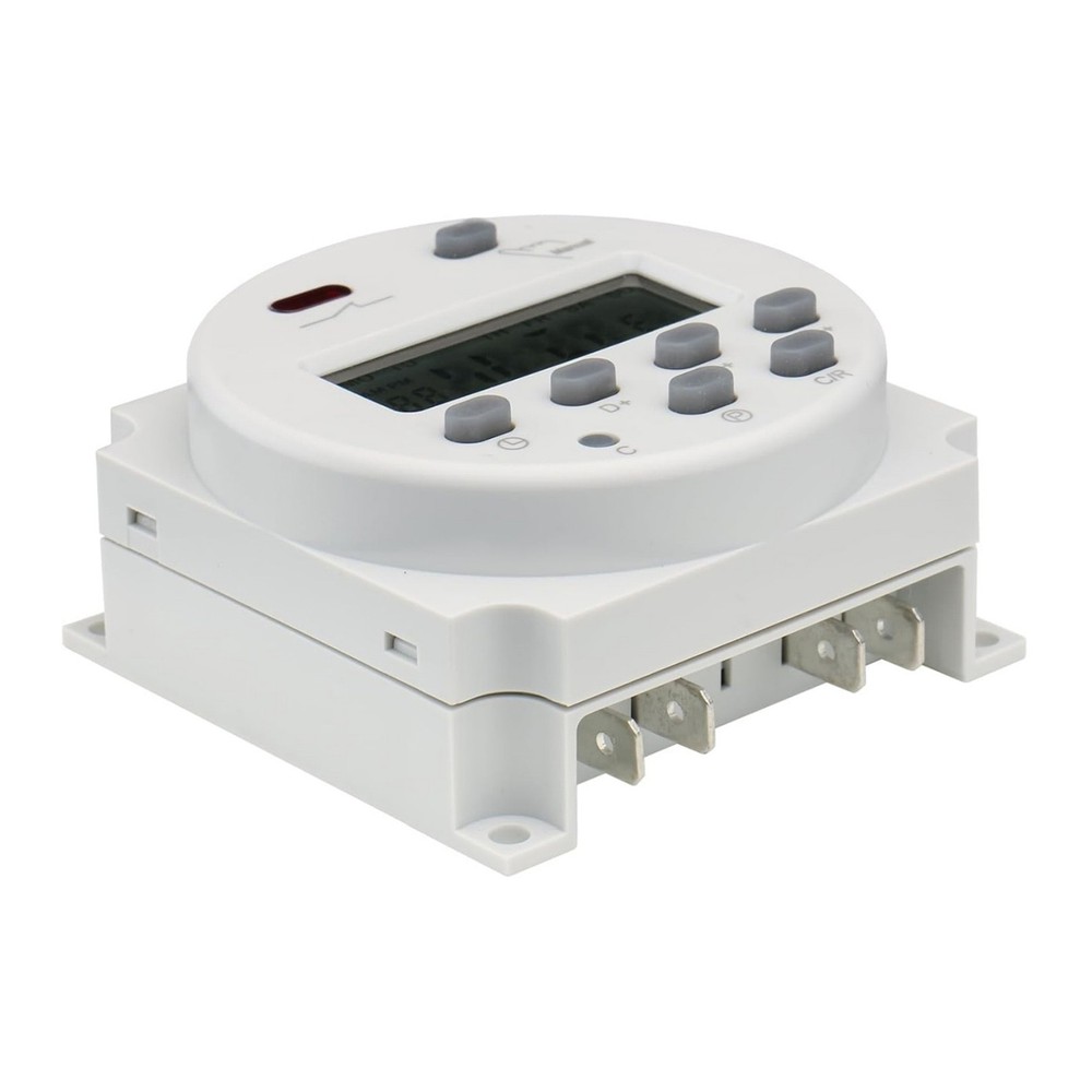 DC 12V Digital LCD Power Programmable Timer For Relay 16A Auto On/Off Switch