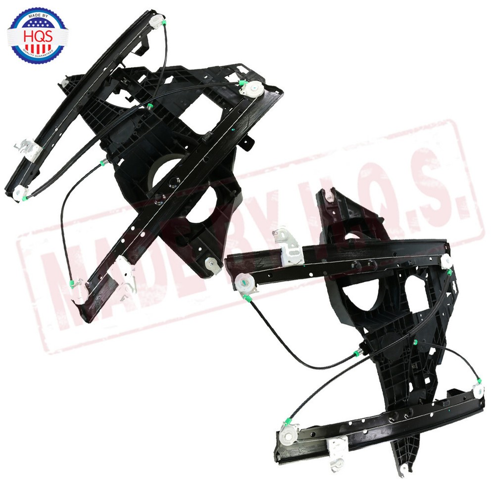 Pair Front Left & Right Window Regulator For Ford Expedition Lincoln Navigator