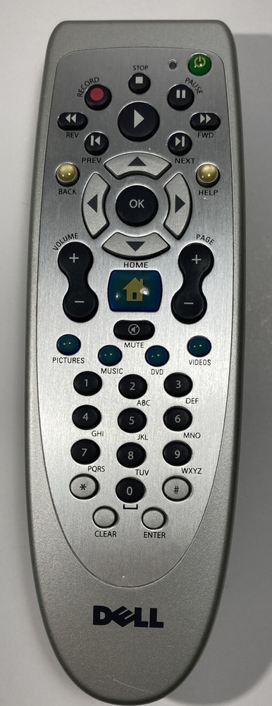 Genuine DELL Media Center Remote Control RC6 IR Fully Functional