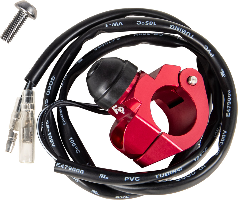 Fire Power Ks-02 Red Kill Switch Single Bolt Clamp Red
