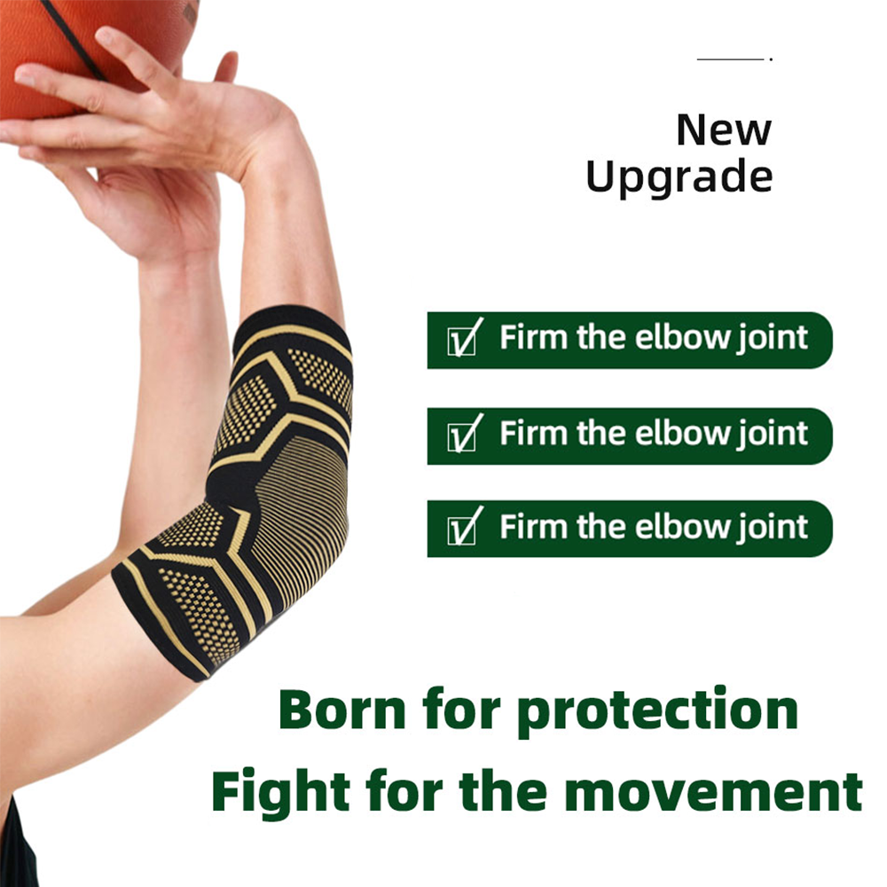 Copper Elbow Brace Compression Support Sleeve Arthritis Tendonitis Joint Pain US