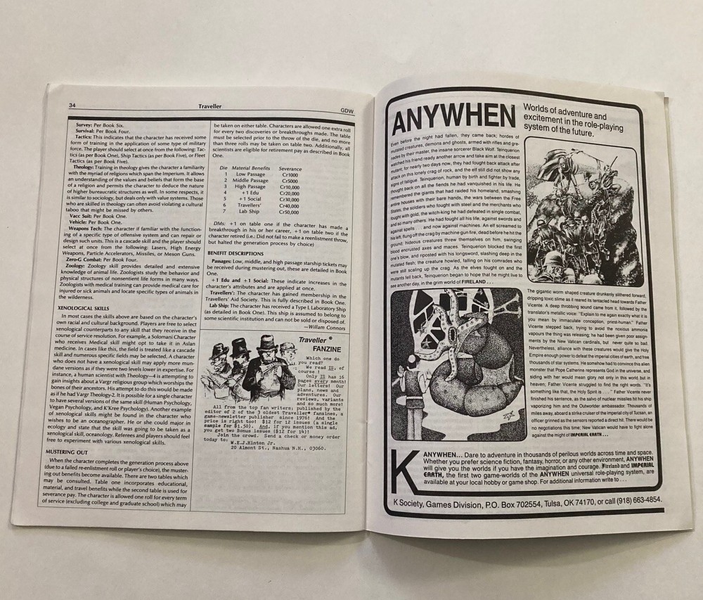 GDW Challenge Magazine #29 Sci-fi Gaming