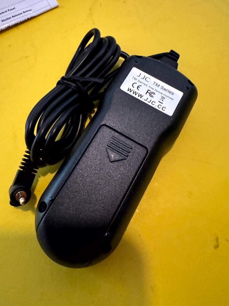 JJC TM-D Multi-Function Timer Remote Control Black for Panasonic Lumix Camera