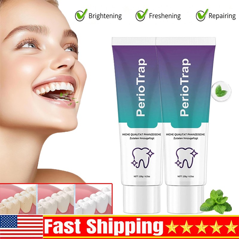 1-5PCS PerioTrap Mint Flavor Gum Toothpaste Cleaning Toothpaste Sensitive Teeth