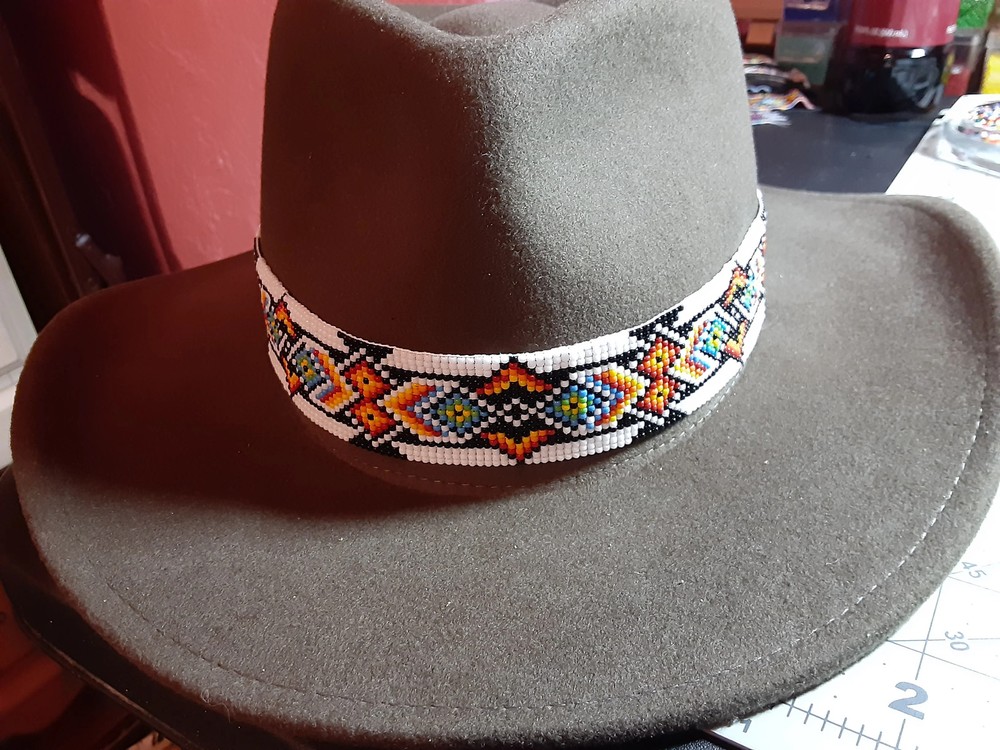 Native American Style Hat Band 6 by AustinThreadCrafts