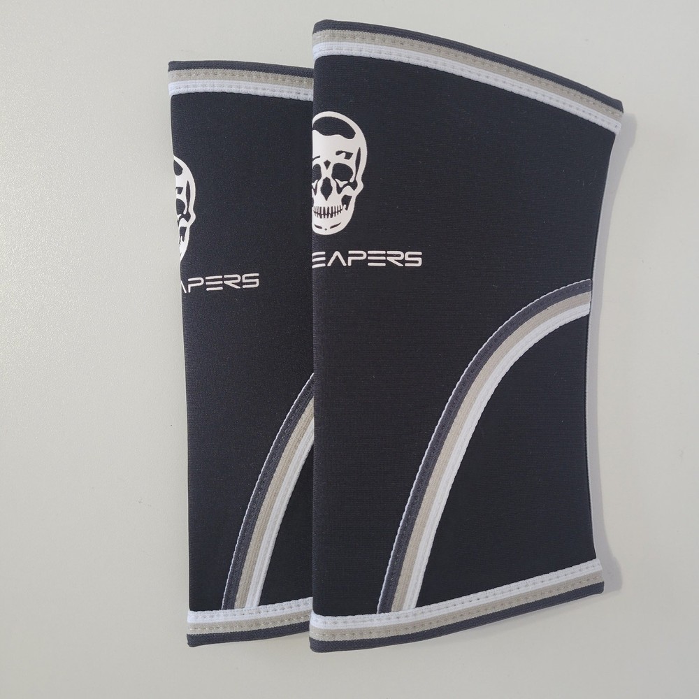 Gym Reapers Elbow Sleeves Black Medium, New