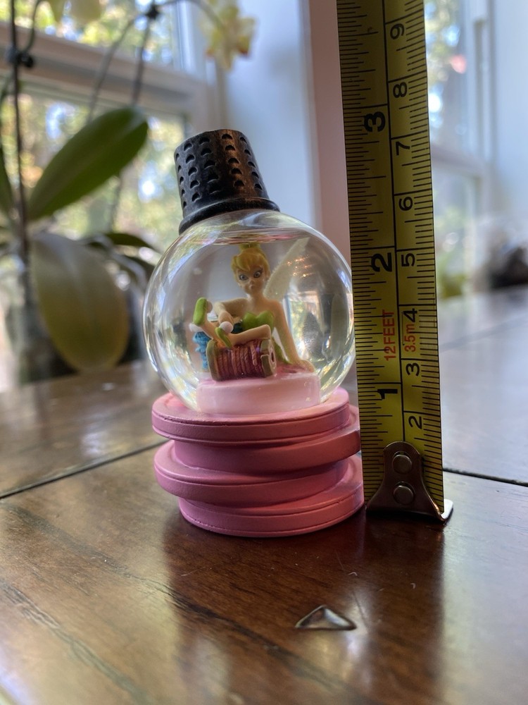 Tinker Bell sewing supplies Snowglobe