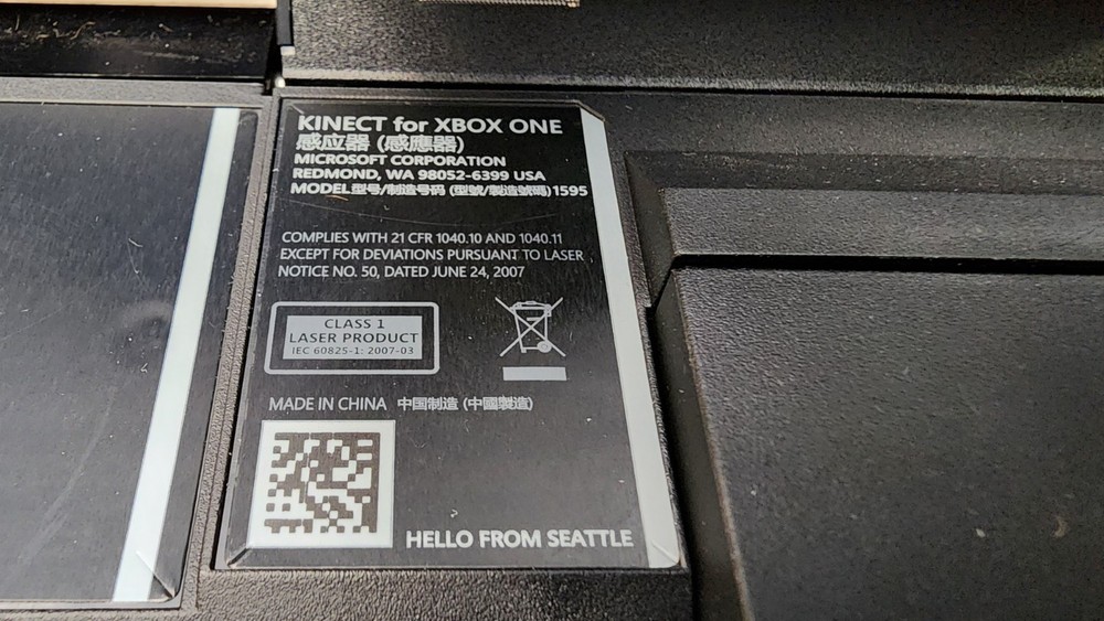 Microsoft X Box One Kinect Sensor