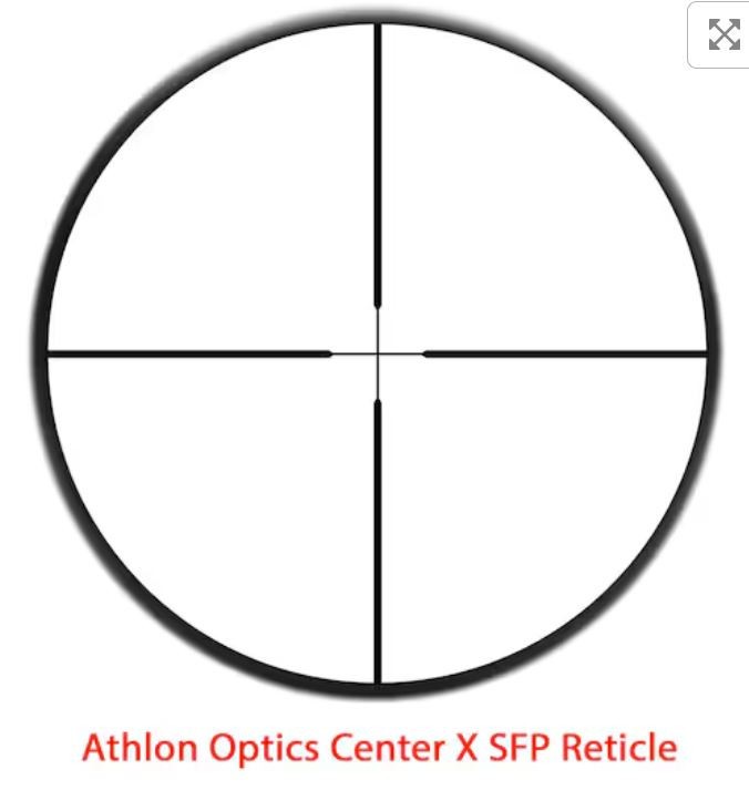 Athlon Neos 6-18x44mm CSF 1" Center-X SFP Riflescope 216012