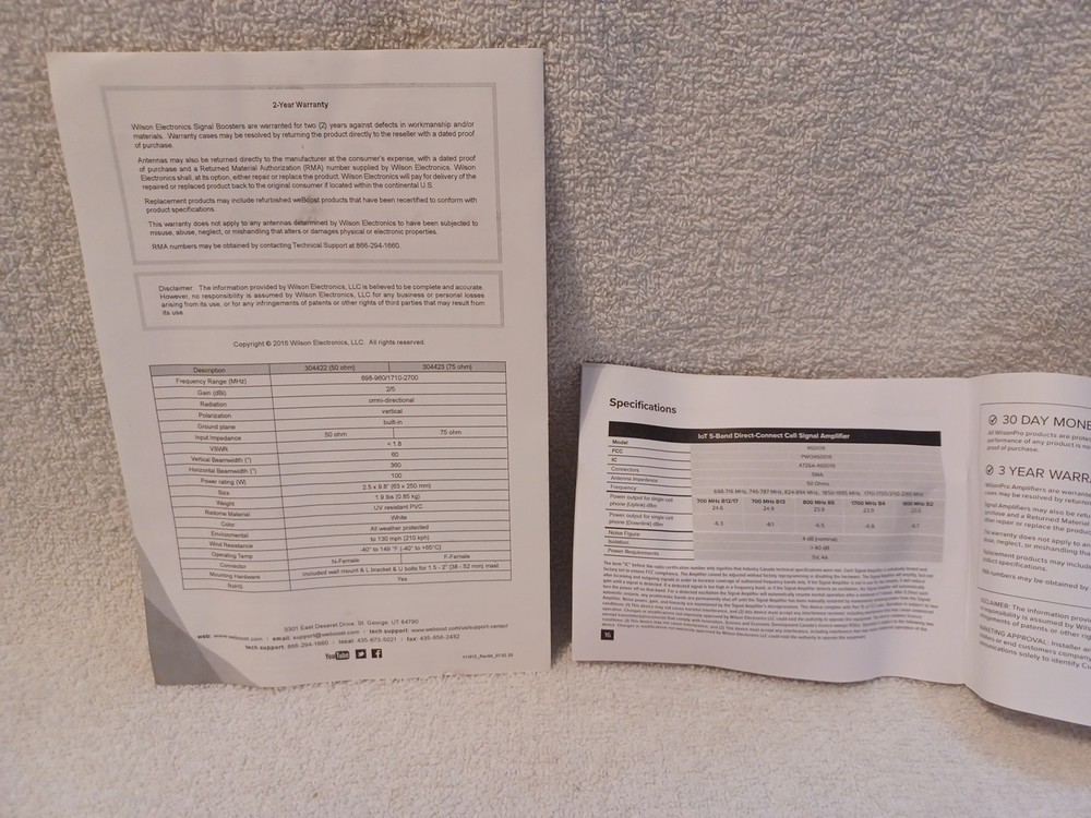 (NEW) SIGNAL SECURITY KIT WILSONPRO L-88